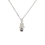 Collier main de fatma argent 925 et oeil