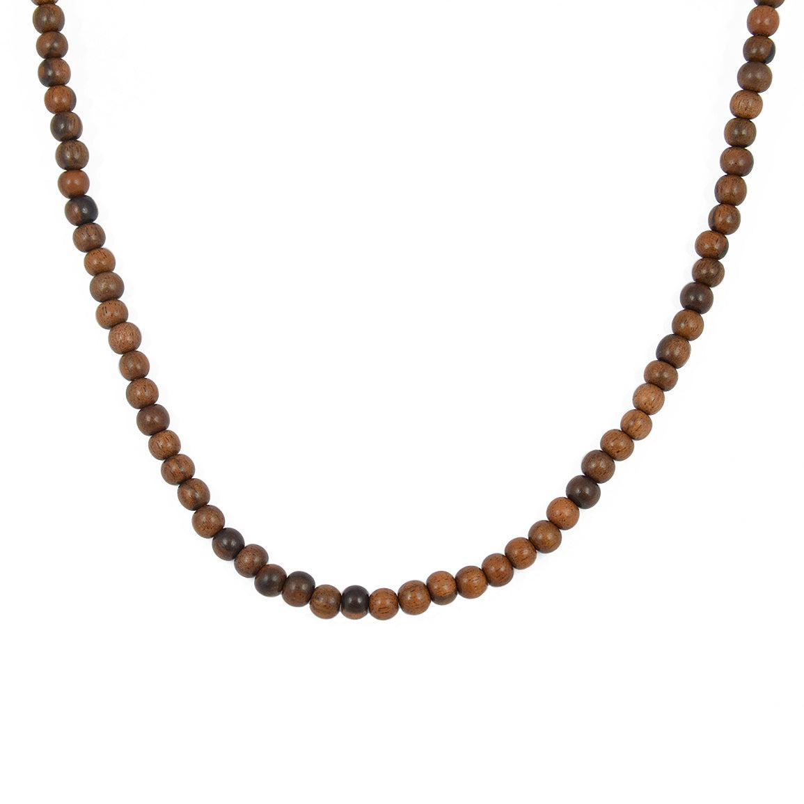 Collier perles bois