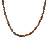 Collier perles bois