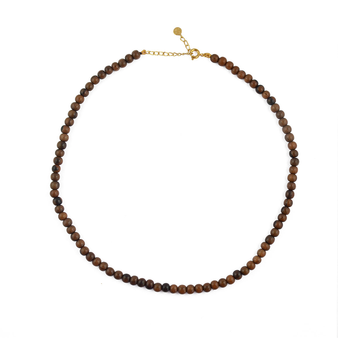 Collier perles bois