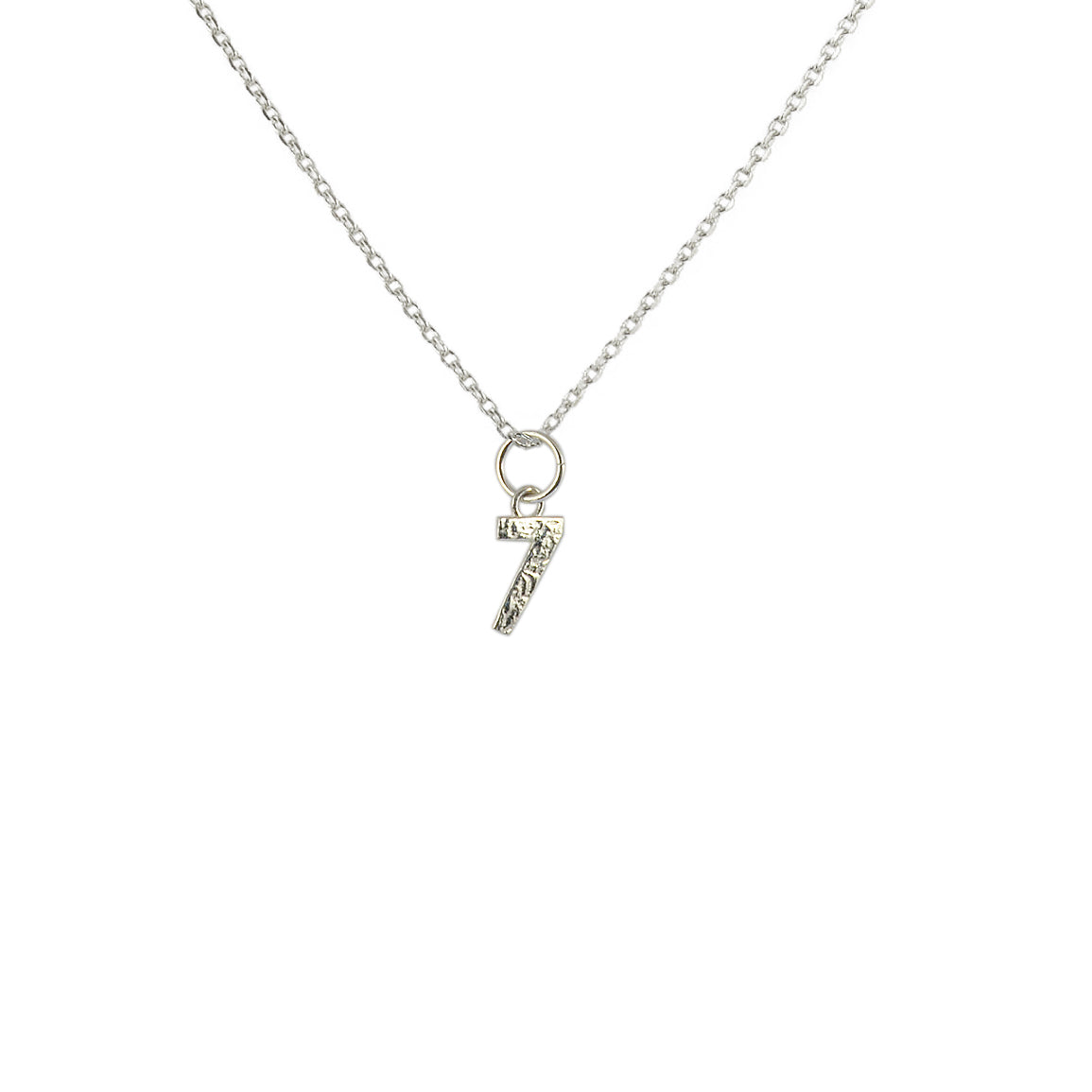 Luckyteam bijoux femme argent 925 collier chiffre 7