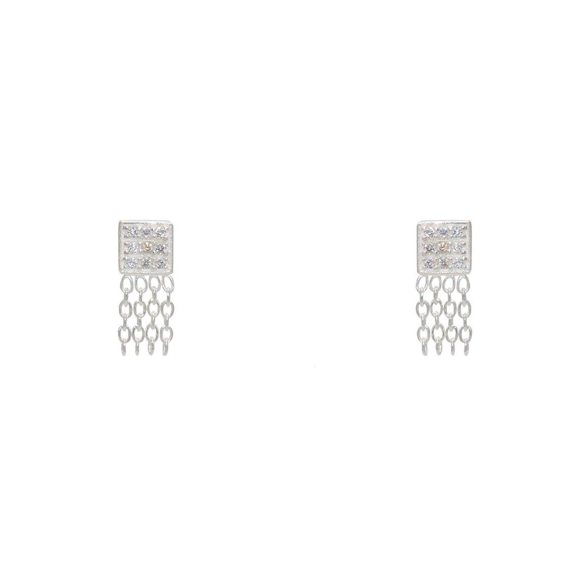 Boucles argent 925 et zircons