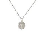 Collier médaille argent et croix