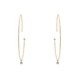 Créoles or et diamants
