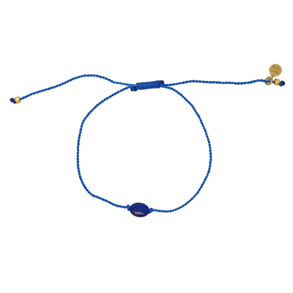 Bracelet tressé bleu et lapis