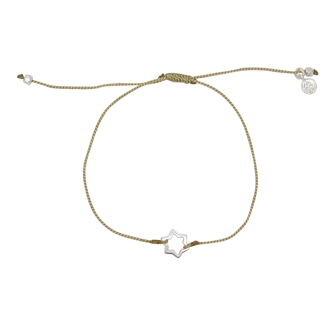 Bracelet fil fin etoile de David argent 925 - KAKI