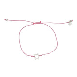 Bracelet fil fin etoile de David argent 925 - ROSE