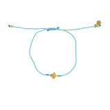 Bracelet tressé et pierre