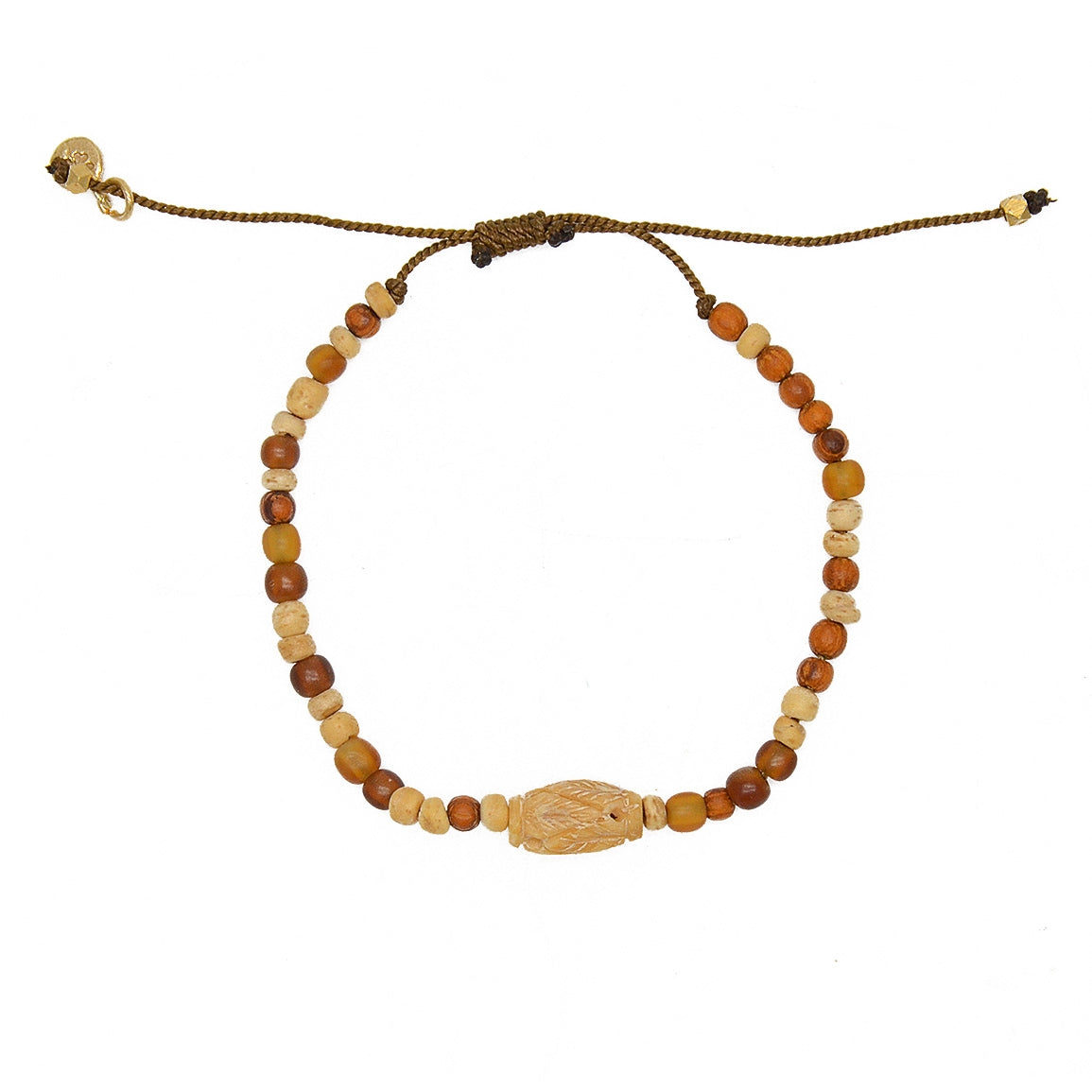 Bracelet perles bois