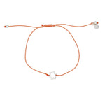 Bracelet fil fin etoile de David argent 925