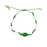 Bracelet tressére et pierres
