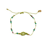 Bracelet tressére et pierres