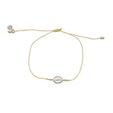 Bracelet tressé coloré sainte marie argent 925