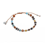 Bracelet perles de bois et argent 925