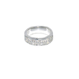 Bague anneau martelé en argent 925 - Bagues