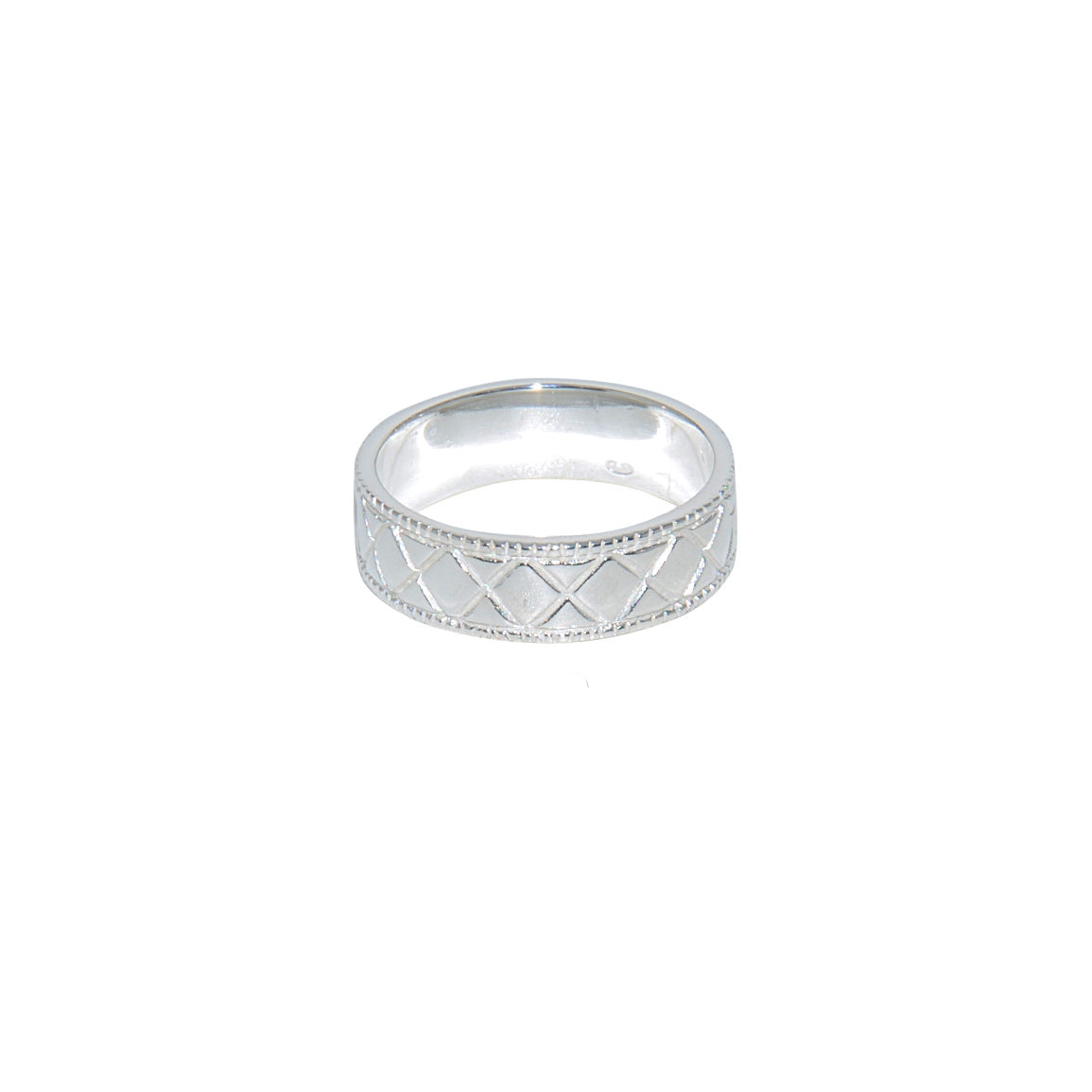 Bague argent 925 losanges - Bagues