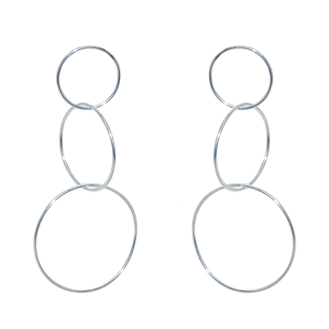 Boucles argent 925 anneaux - Boucles d’oreilles