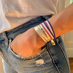 French Flag - Bracelet Satin