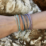 Bracelet mali sur cordon