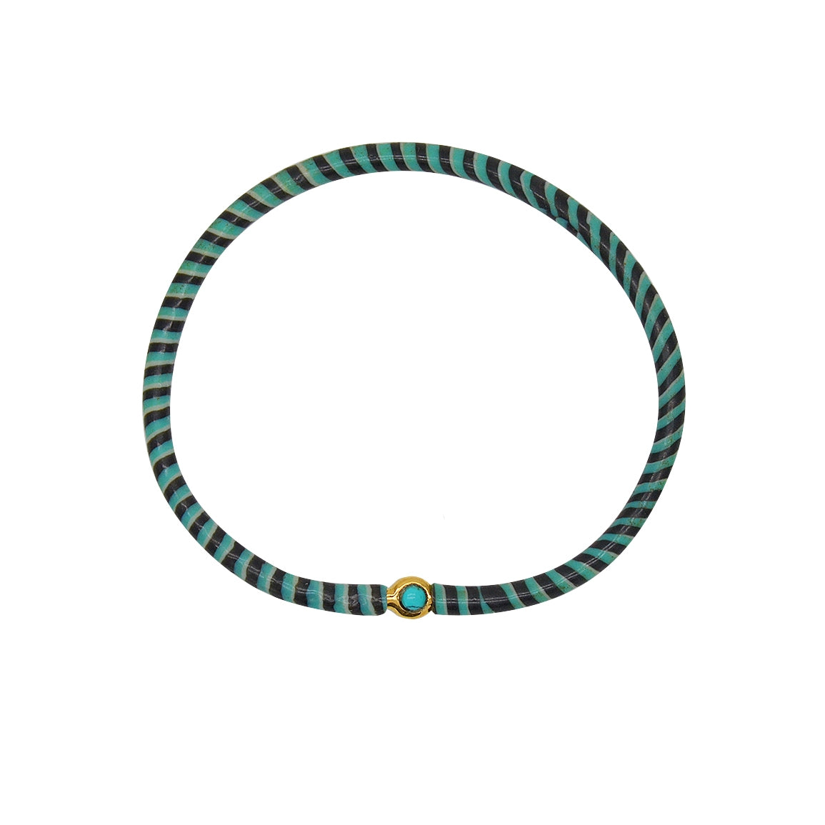 Bracelet MALI doré et turquoise