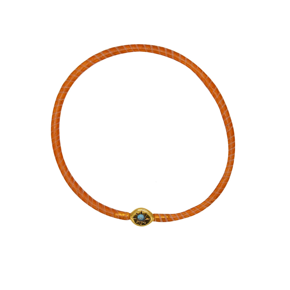 Bracelet MALI doré et labradorite