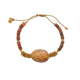 Bracelet cordon coquillage