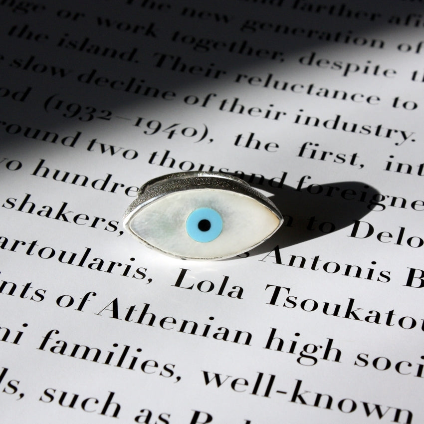 Bague oeil turc en argent 925 - Bagues