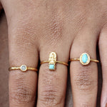 Bague bouddha dorée à l’or fin 18k - Bagues