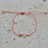 Bracelet tressé peace argent 925