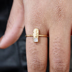 Bague bouddha dorée à l’or fin 18k - Bagues