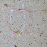 Bracelet tressé et pierre