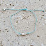 Bracelet tressé infini argent 925 et zircons