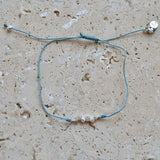 Bracelet tressé argent 925 et zircons blancs
