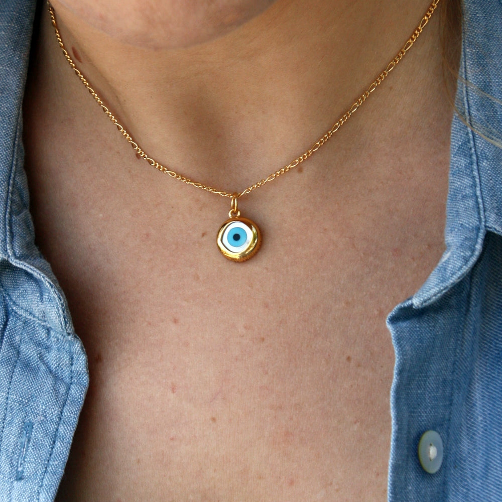 Collier doré figaro alternée