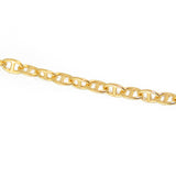 Collier doré maille marine ronde