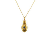 Collier doré pendentif flasque porte bonheur - LAPIS