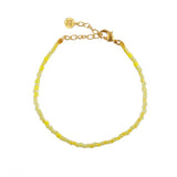 Bracelet perles miyuki colorées - JAUNE