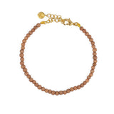 Bracelet perles fines en bois naturel