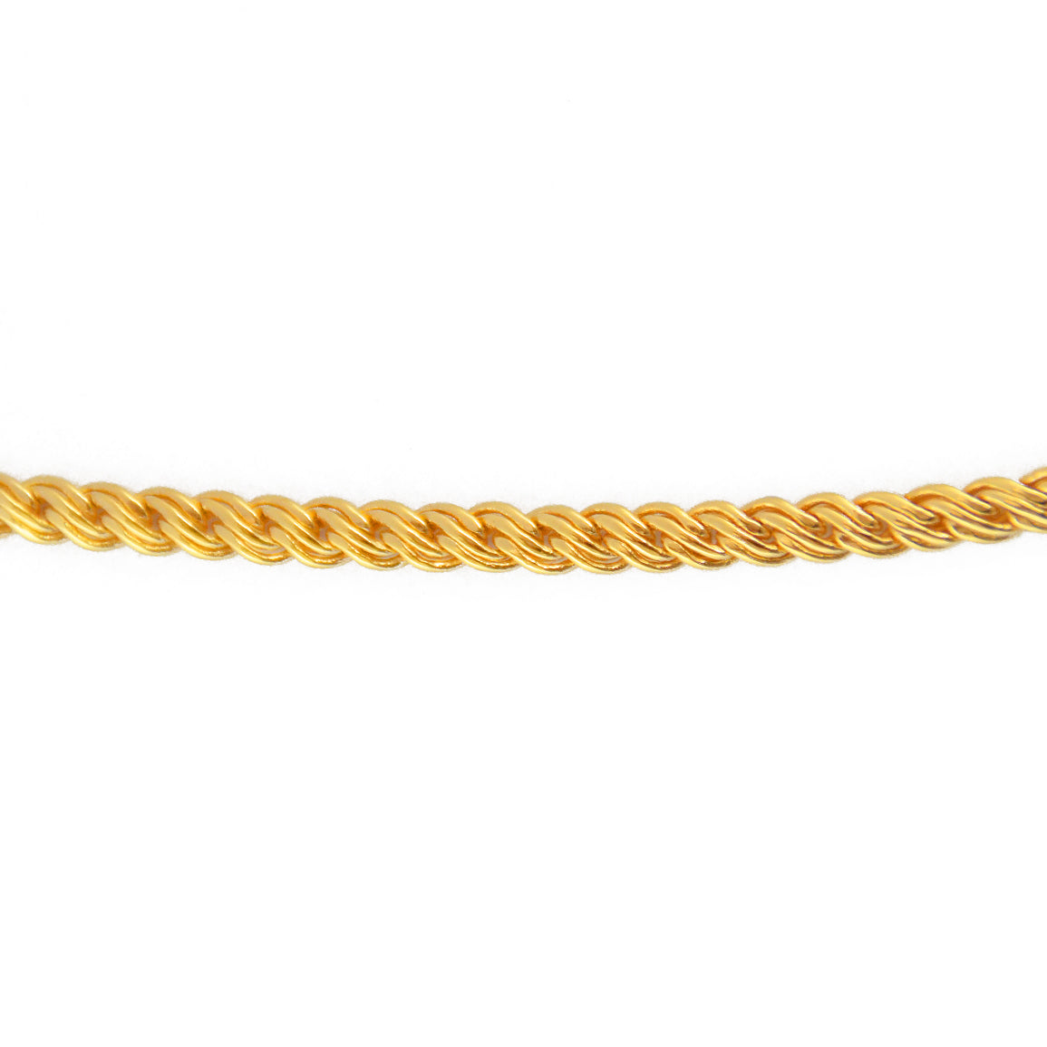 Collier doré maille anglaise