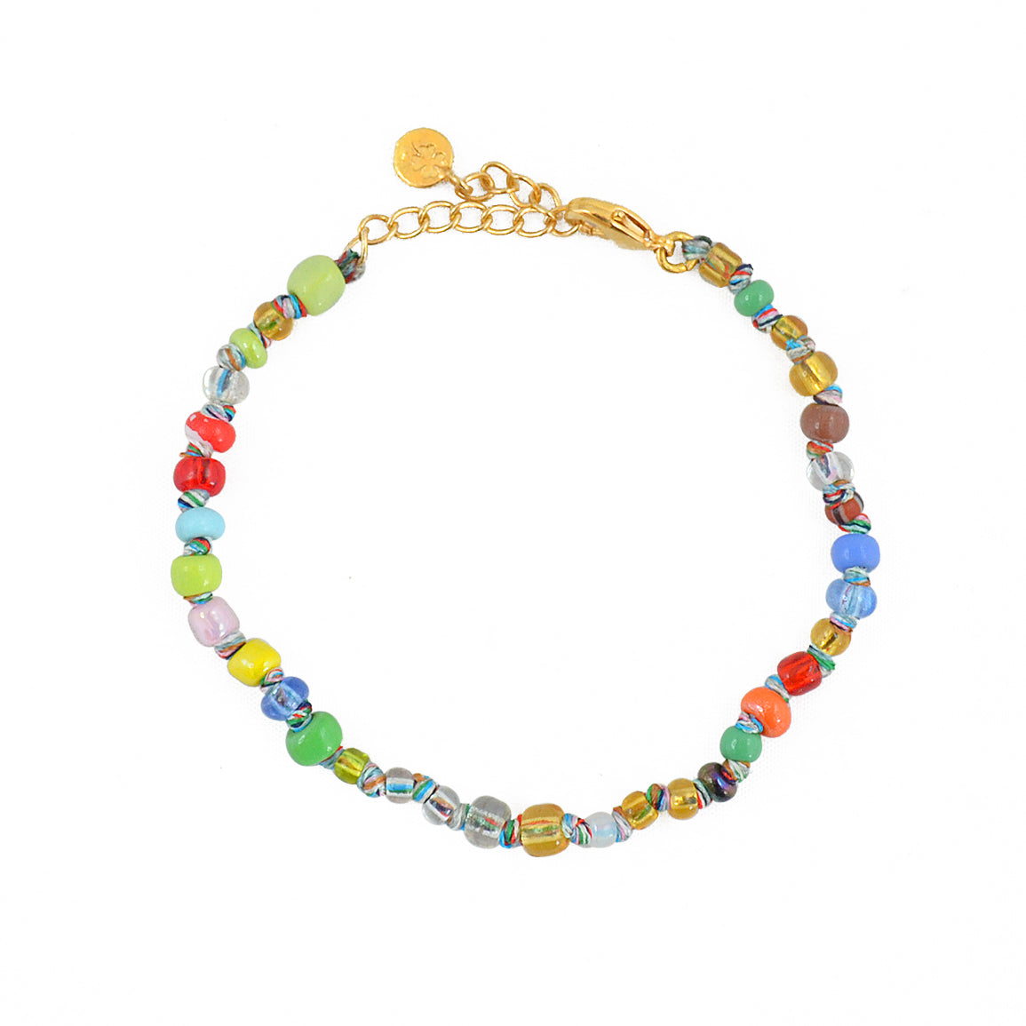 Bracelet perles et noeuds - AFRICAINES MULTICOLORES