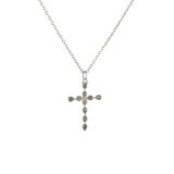 Luckyteam bijoux femme argent 925 collier croix labradorite