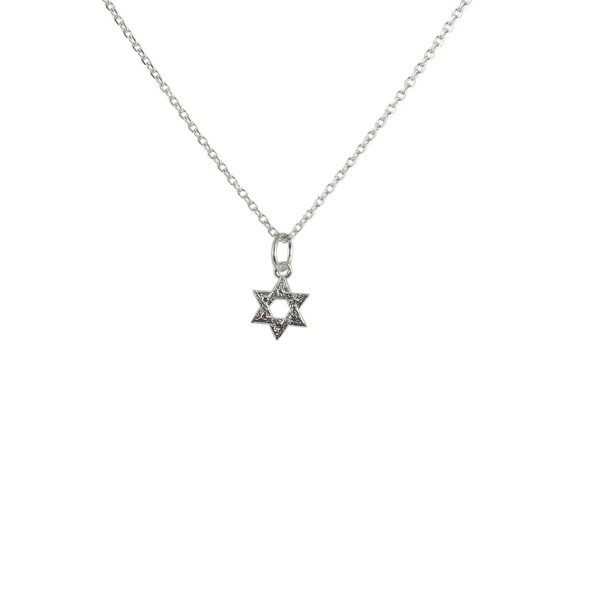 Luckyteam bijoux femme argent 925 collier étoile de david