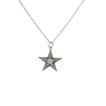 Luckyteam bijoux femme argent 925 collier étoile et pierres