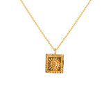 Collier doré et pendentif soleil Sunshine - Colliers