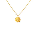 Collier doré et médaille best maman