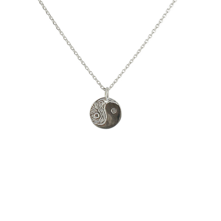 Luckyteam bijoux femme argent 925 collier yin & yang