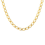 Collier doré maille rombo XXL - 50CM