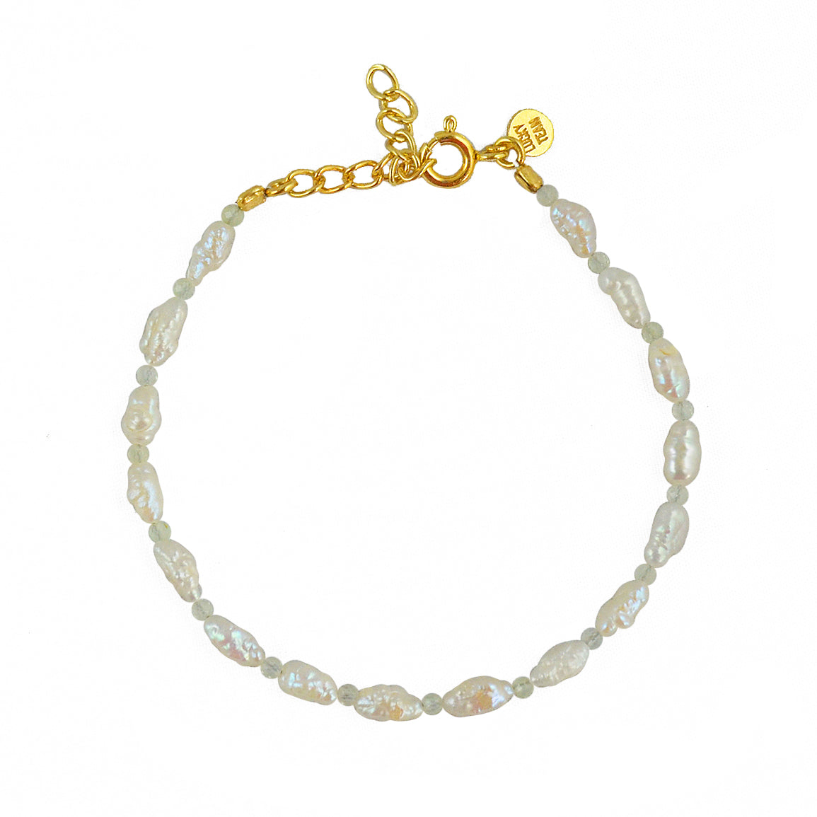 Bracelet perle et pierre - PREHNITE - Bracelets
