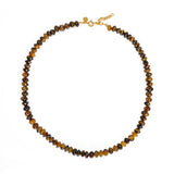 Collier ras de cou en pierres naturelles 42 cm