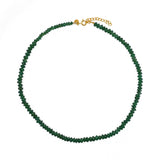 Collier ras de cou en pierres naturelles 42 cm